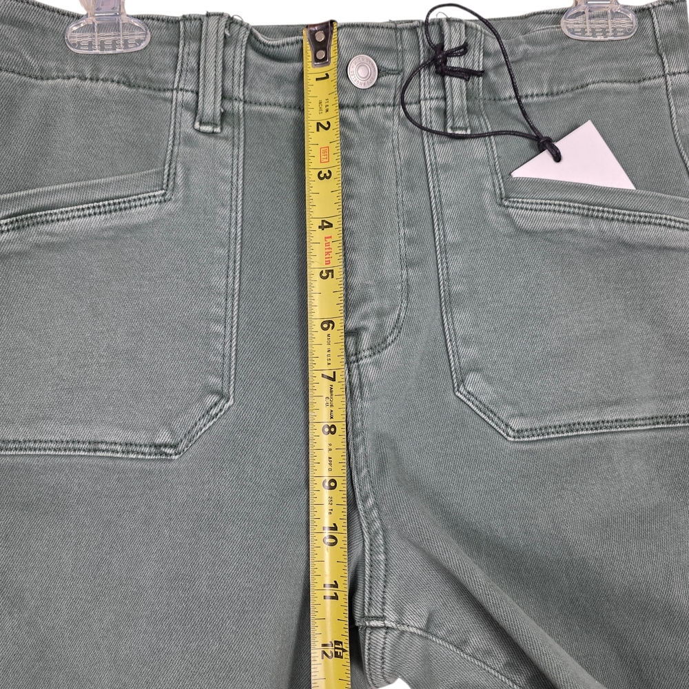 NWT Mica Jeans - Light Green High Waisted Wide Leg Womens Jeans - Picture 8 of 16